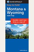 Rand McNally Easy to Fold: Montana, Wyoming (Laminated Fold Map)