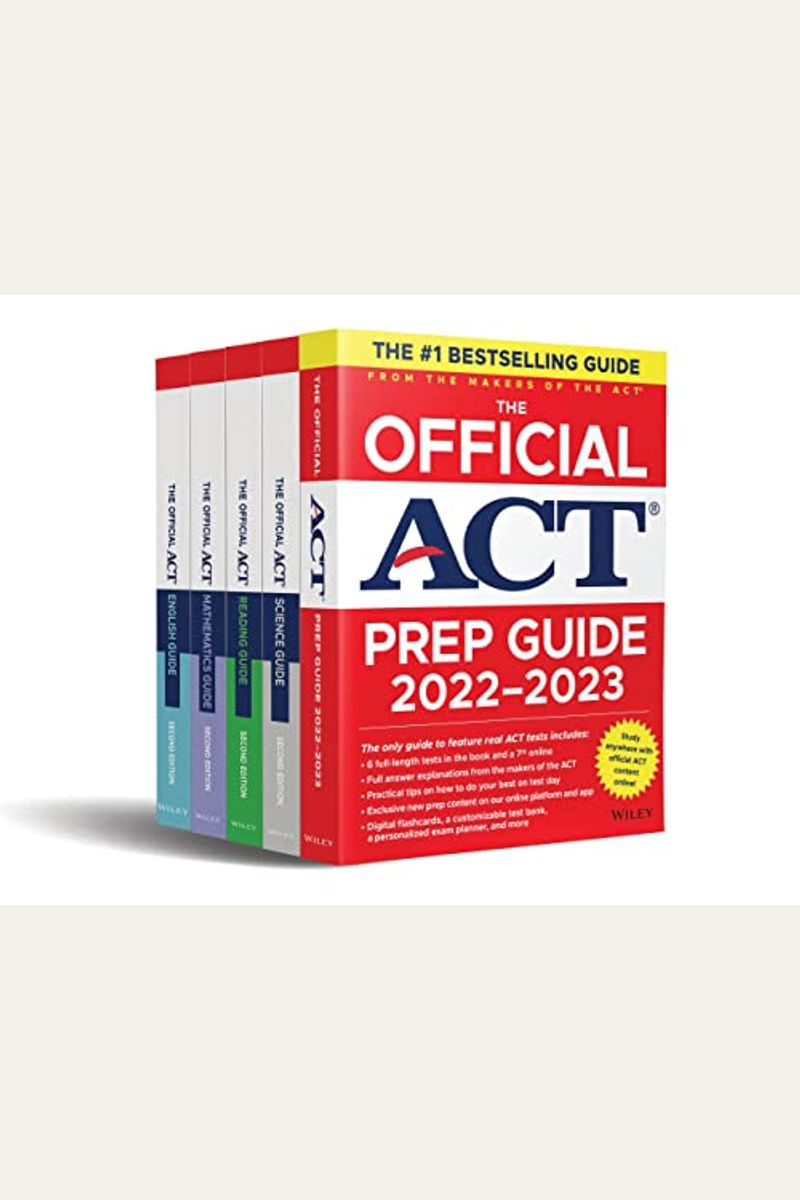 Buy The Official Act Prep & Subject Guides 20222023 Complete Set Book