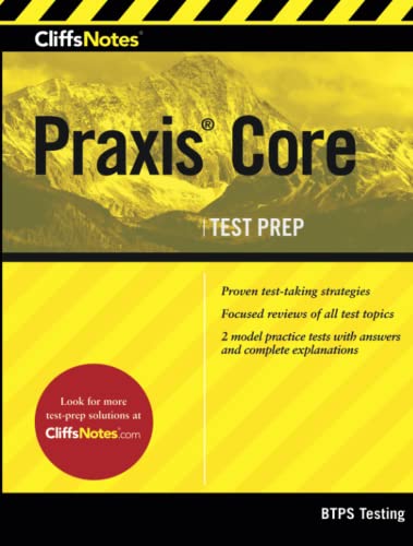 Buy Cliffsnotes Praxis Core (Cliffsnotes (Paperback)) Book By: Btps Testing