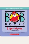 Bob Books - Sight Words Kindergarten Box Set Phonics, Ages 4 And Up, Kindergarten, Flashcards (Stage 2: Emerging Reader)