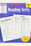 Scholastic Success With Reading Tests: Grade 4 Workbook