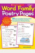 Word Family Poetry Pages: 50 Fill-In-The-Blan