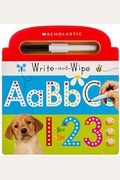 Write And Wipe Abc 123: Scholastic Early Learners (Write And Wipe)