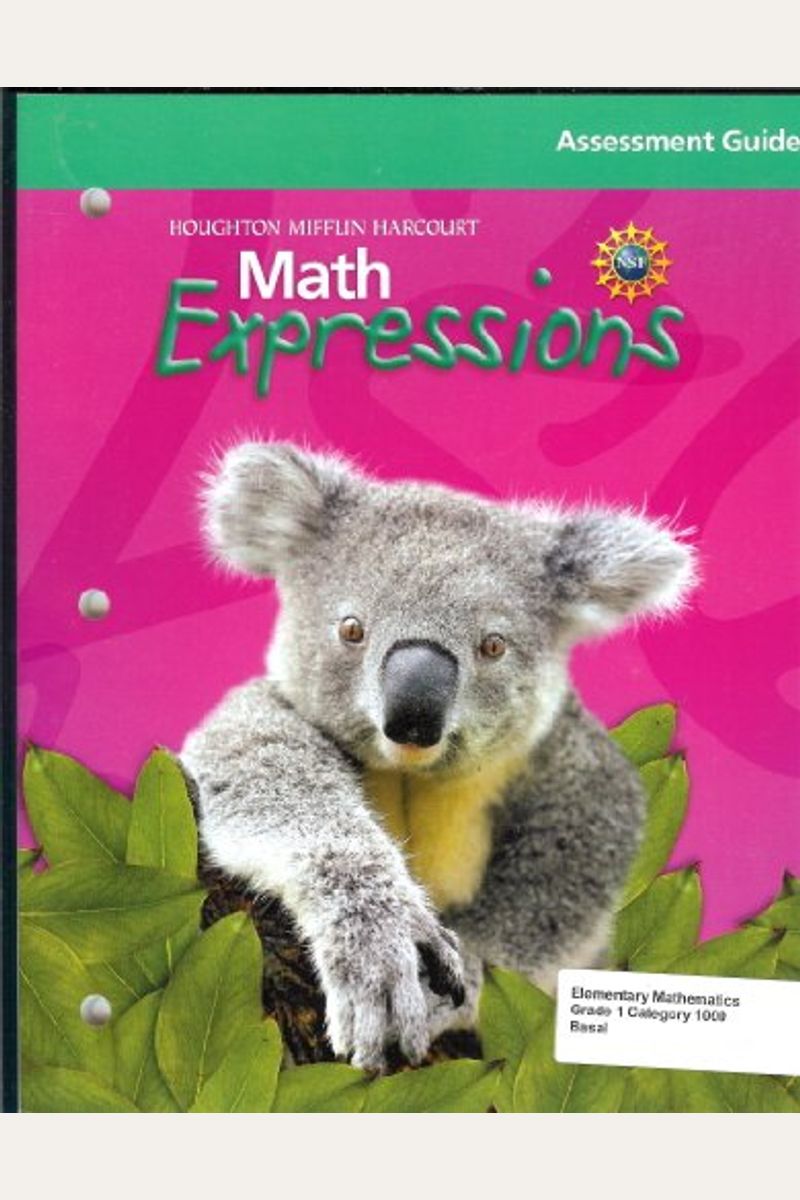 Buy Math Expressions Assessment Guide Grade 1 Book By Math