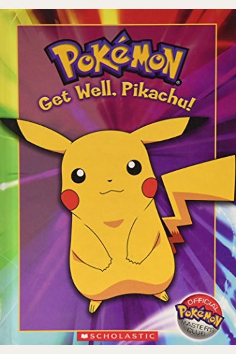 Buy Pokemon Get Well Pikachu Official Pokemon Masters Club Book