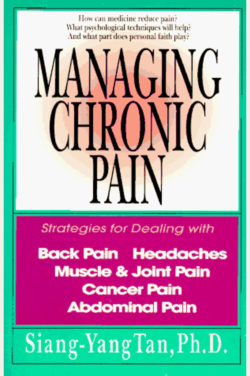 Buy Managing Chronic Pain Book