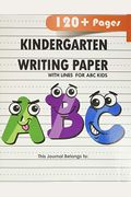 Kindergarten Writing Paper With Lines For Abc Kids Writing Paper For Kids With Dotted Lined   Pages X Handwriting Paper
