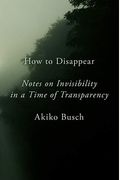 How To Disappear Notes On Invisibility In A Time Of Transparency