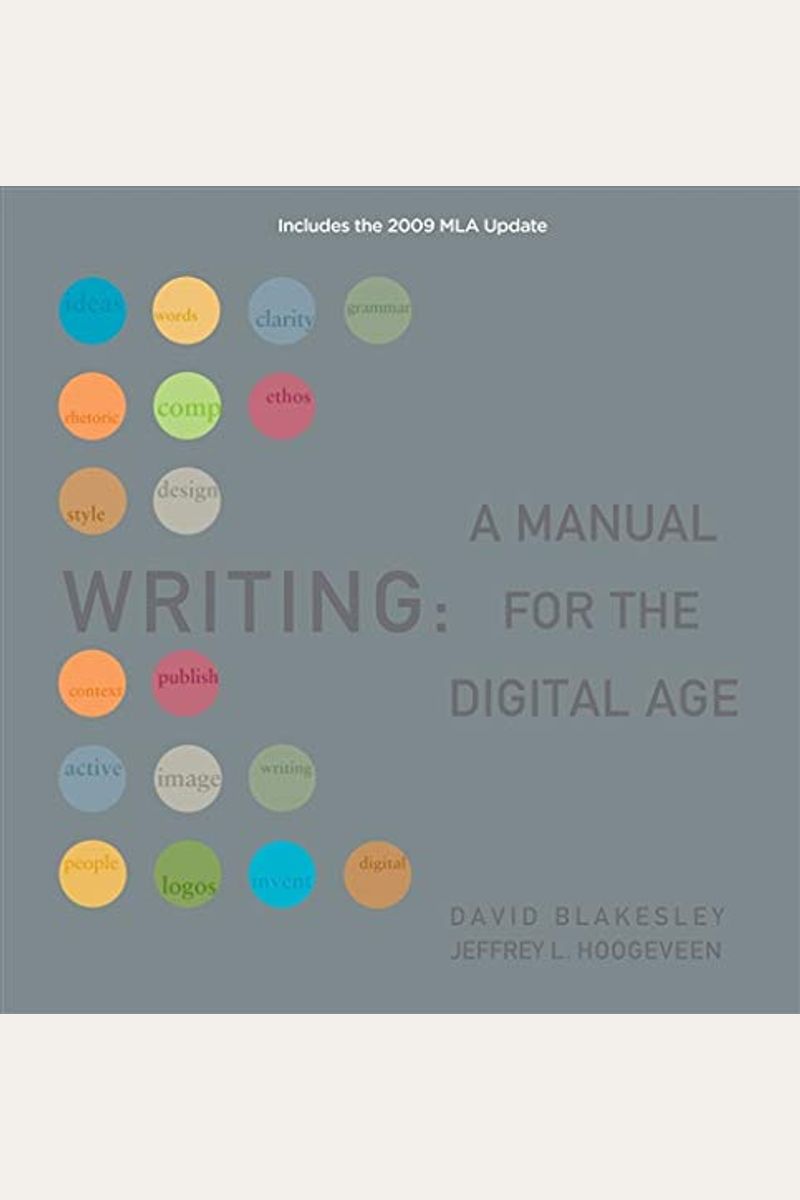 Buy Writing A Manual For The Digital Age Comprehensive Mla Update ...