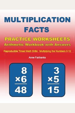 Buy Multiplication Facts Practice Worksheets Arithmetic Workbook With ...