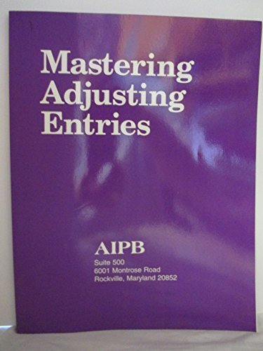 Buy Mastering Adjusting Entries Book