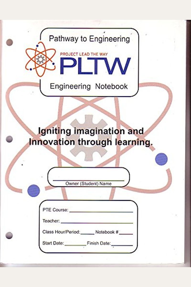 Buy Pltw Engineering Notebook For Pte: Pte Engineering Notebook Book By ...
