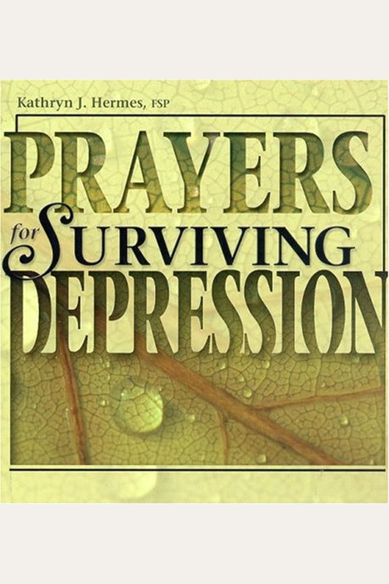 Buy Prayers For Surviving Depression Book