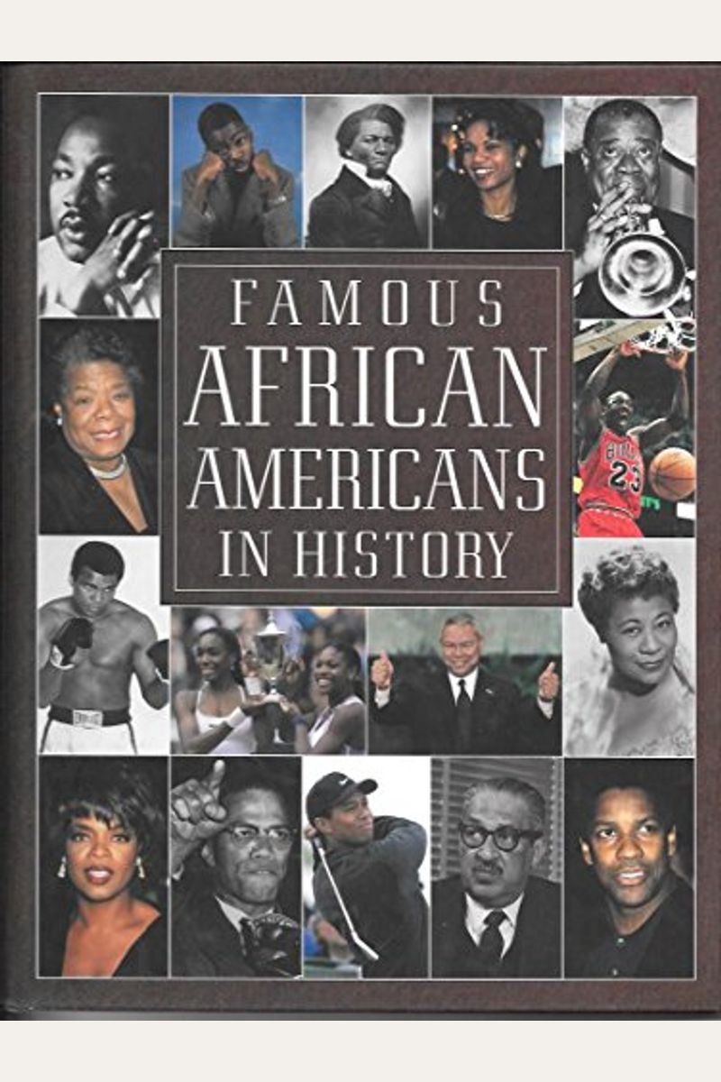 Buy Famous African Americans In History Book