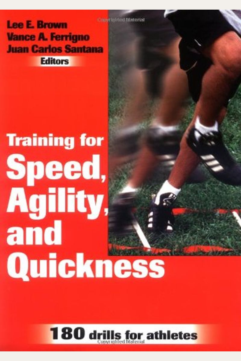 Buy Training For Speed Agility And Quickness Book