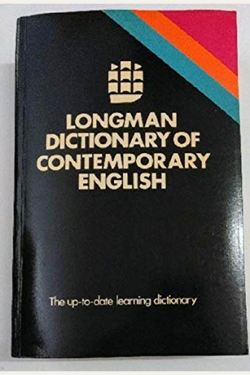 Buy Longman Dictionary Of Contemporary English Book By Paul Procter