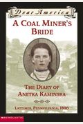 A Coal Miners Bride The Diary Of Anetka Kaminska Lattimer Pennsylvania