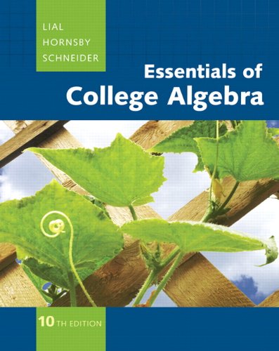 Buy Mathxl Tutorials On Cd For Essentials Of College Algebra, Alternate ...