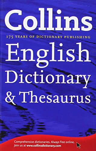 Buy Collins English Dictionary Thesaurus Book