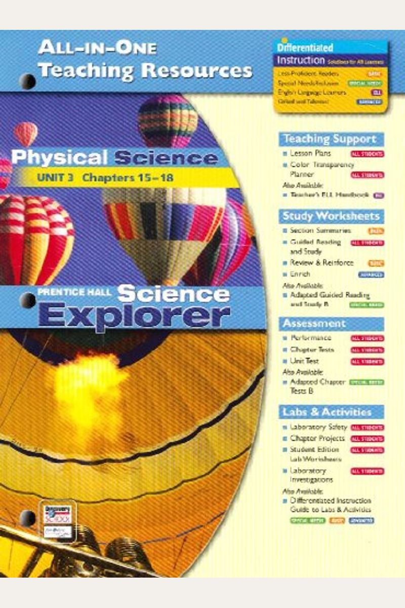 in　One　Resources　Explorer　Science　Teaching　Physical　Hall　Science　Prentice　Unit　Buy　Book　All　Chapters