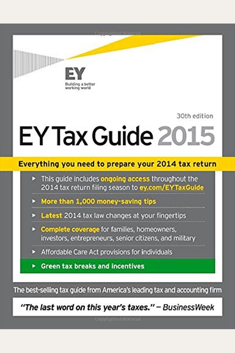 Buy Ey Tax Guide Book