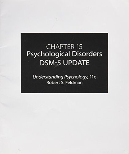 Buy Chapter 15 Psychological Disorders DSM-5 UPDATE Book