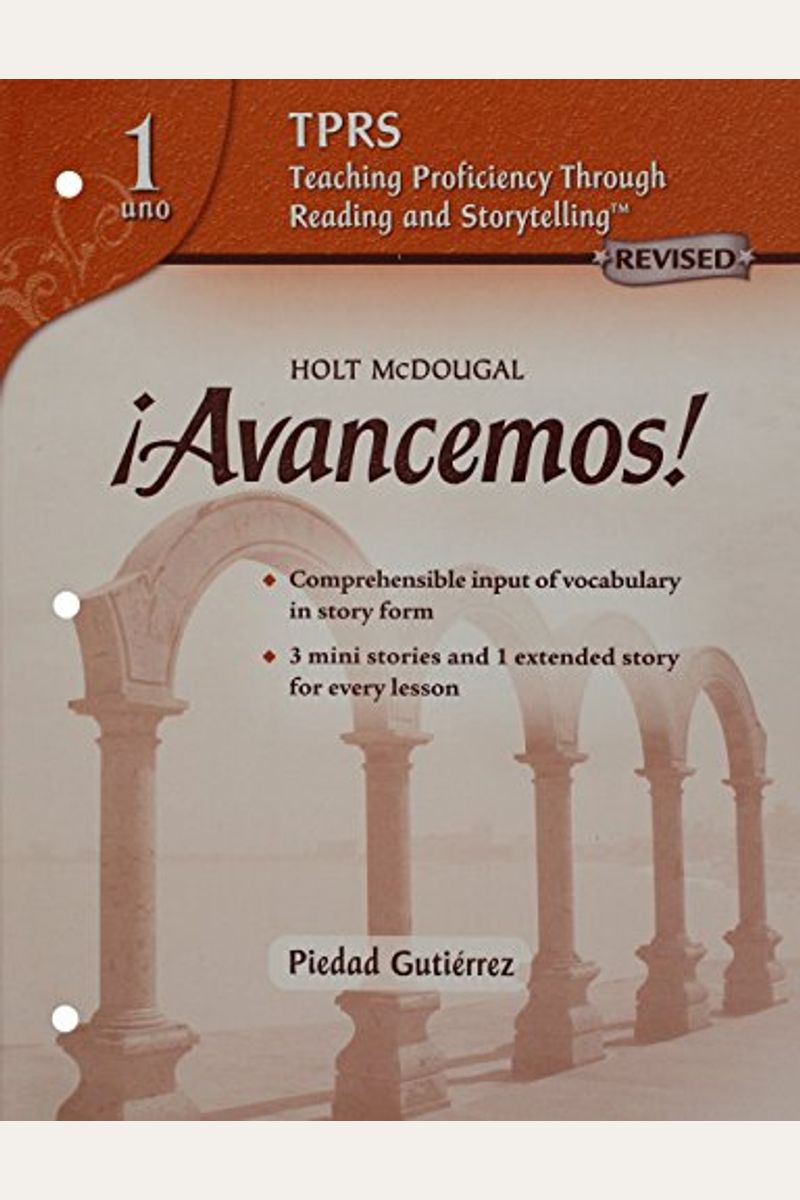 Buy Avancemos Teaching Proficiency Through Reading And Storytelling Levels Ab Spanish Edition 2713