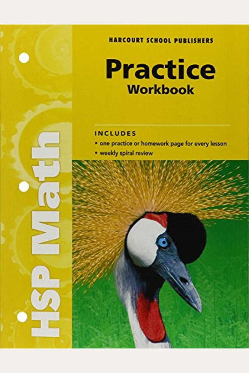 Workbook　Harcourt　Rupert　Grade　Practice　Student　By:　Penny　Edition　Book　Publishers　School　Buy　Math