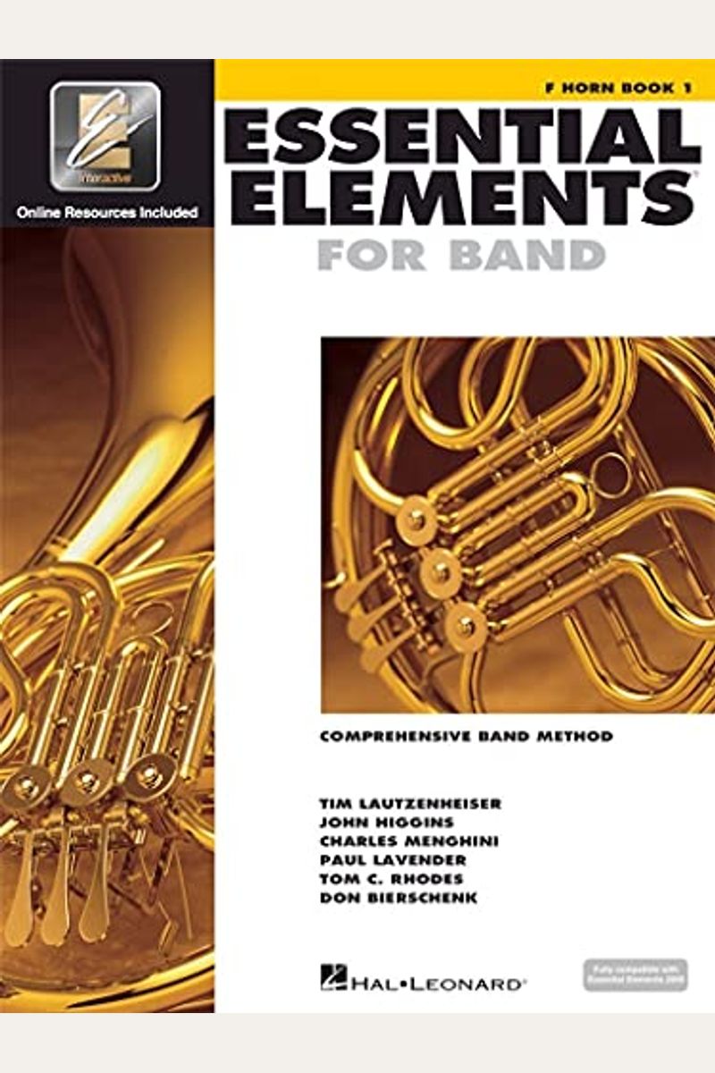 Essential Elements For Band - F Horn Book 1 With Eei