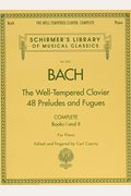The Well-Tempered Clavier, Vol 1: Miniature Score