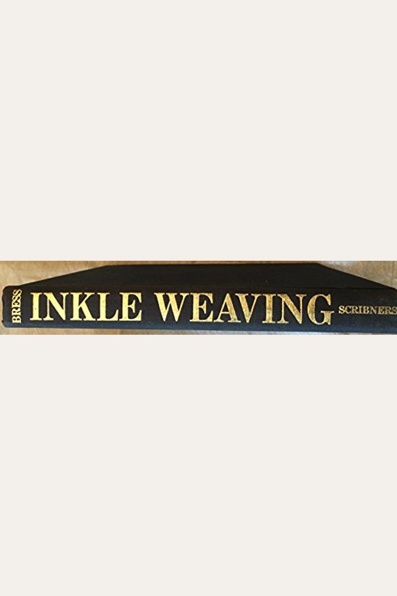 Buy Inkle Weaving Book By Helene Bress