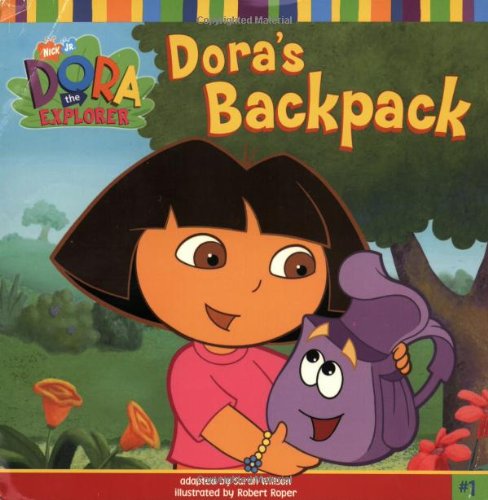 Dora with shops backpack