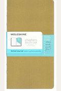 Moleskine Chapters Journal, Slim Medium, Dotted, Tawny Olive, Soft Cover (3.75 X 7)