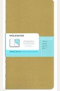 Moleskine Chapters Journal, Slim Large, Dotted, Tawny Olive, Soft Cover (4.5 X 8.25)