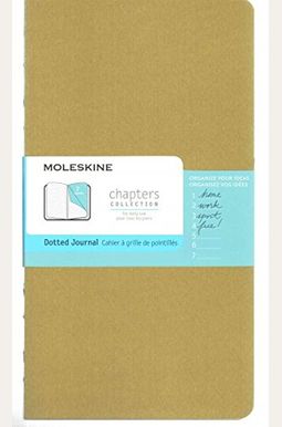 Moleskine Chapters Journal, Slim Large, Dotted, Tawny Olive, Soft Cover (4.5 X 8.25) Moleskine Chapters Journal, Slim Large, Dotted, Tawny Olive, Soft Cover (4.5 X 8.25)