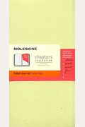 Moleskine Chapters Journal, Slim Medium, Ruled, Mist Green, Soft Cover (3.75 X 7)