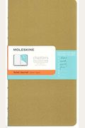 Moleskine Chapters Journal, Slim Large, Ruled, Tawny Olive, Soft Cover (4.5 X 8.25)