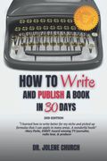 How To Write And Publish A Book In 30 Days