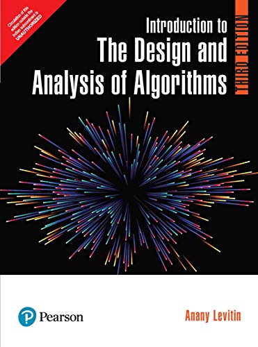 Buy Introduction To The Design And Analysis Of Algorithms Book