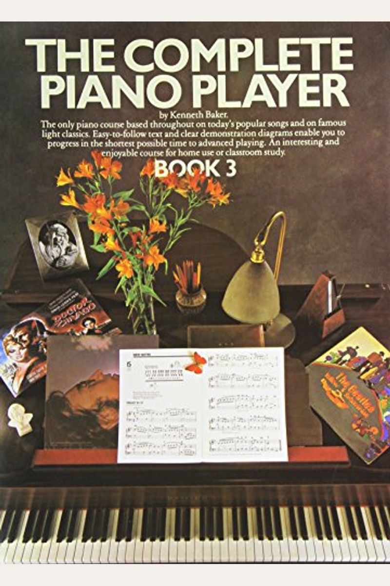 The Complete Piano Player Book 2 Kenneth Baker New-Old Stock