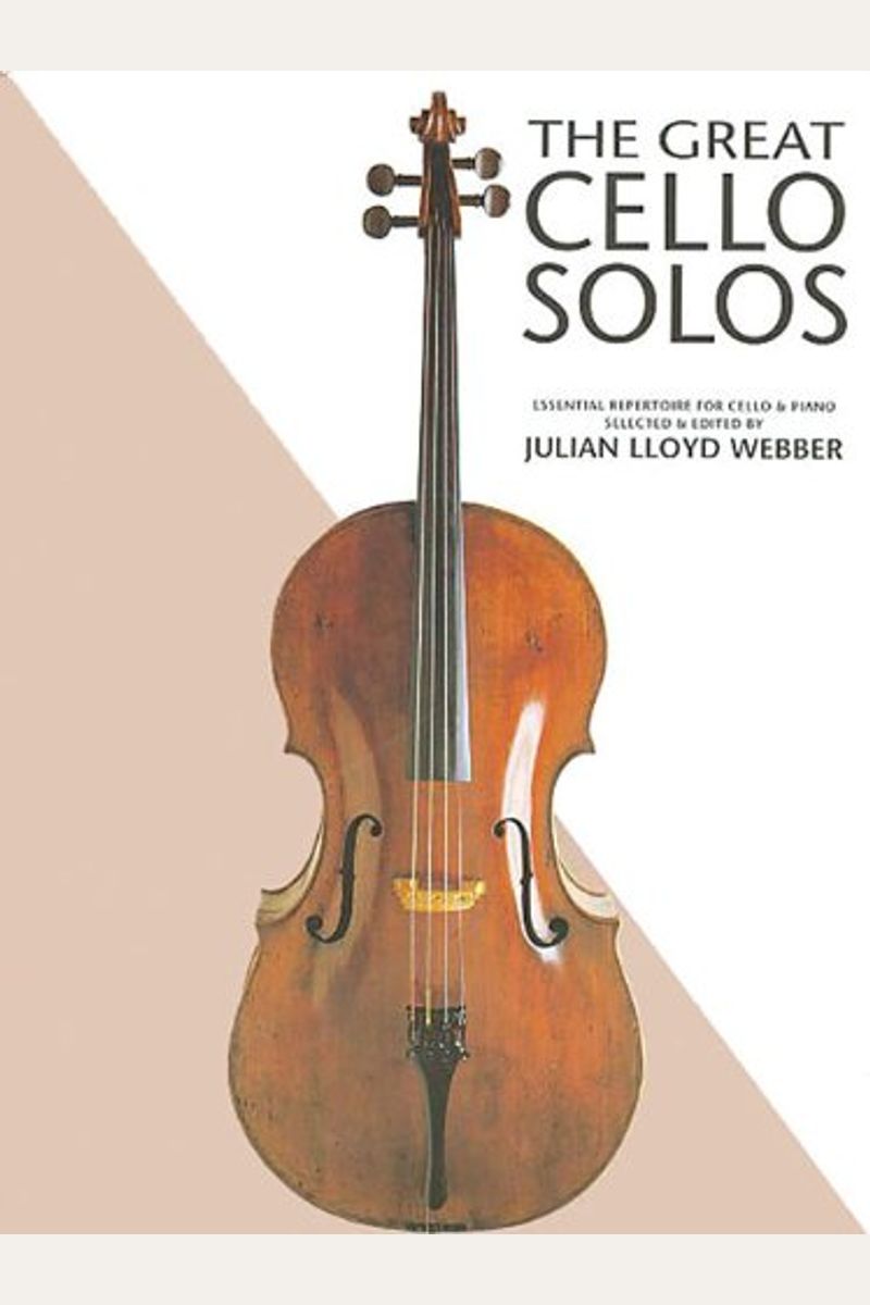 Buy The Great Cello Solos Book By Julian Lloyd ber