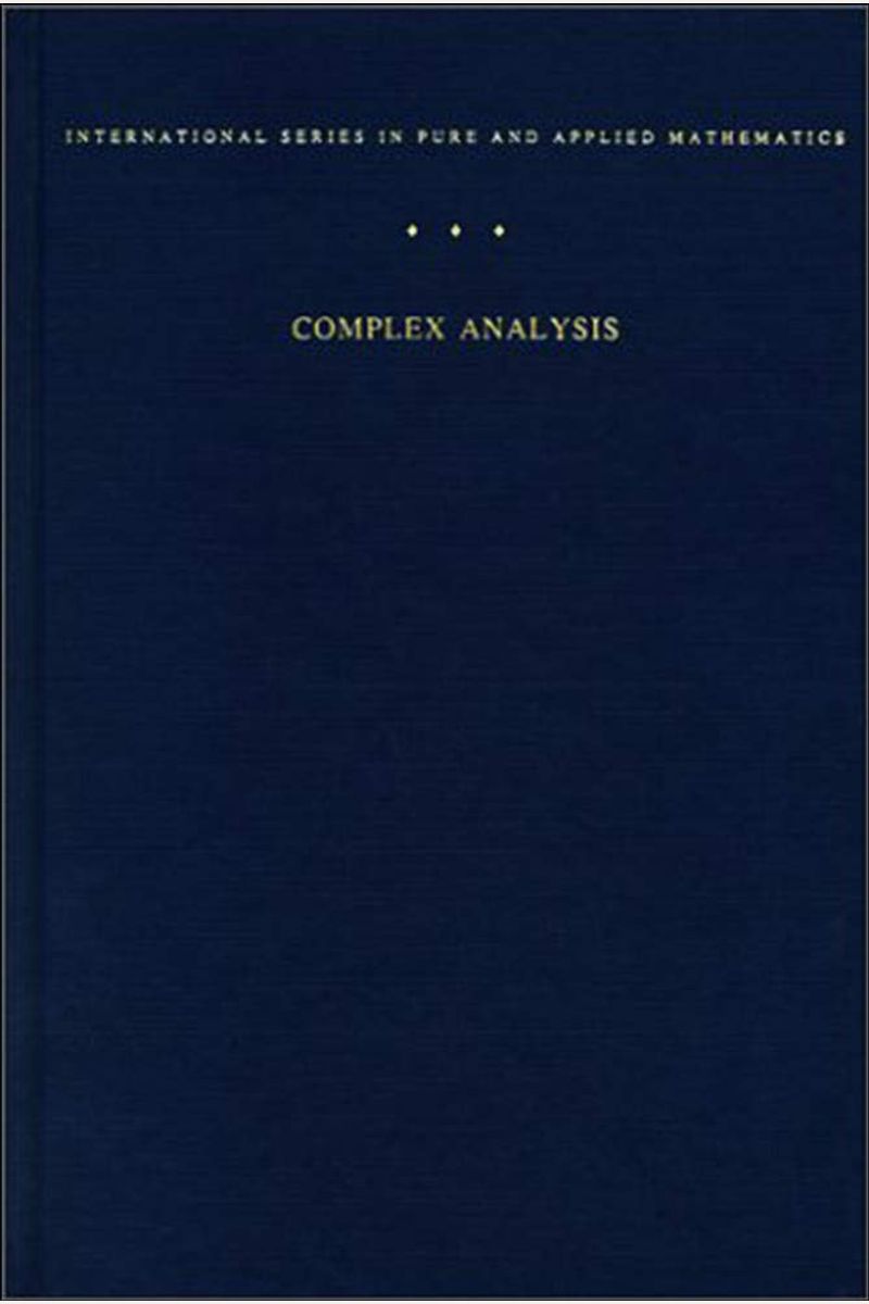 Buy Complex Analysis An Introduction To Theory Of Analytic Functions Of ...