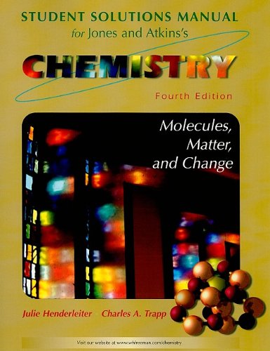 Buy Solutions Manual For Chemistry: Molecules Matter And Change, Fourth ...