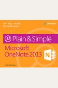 Microsoft Onenote 2013 Plain & Simple