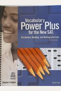 Vocabulary Power Plus for the New SAT Teachers Edition Book