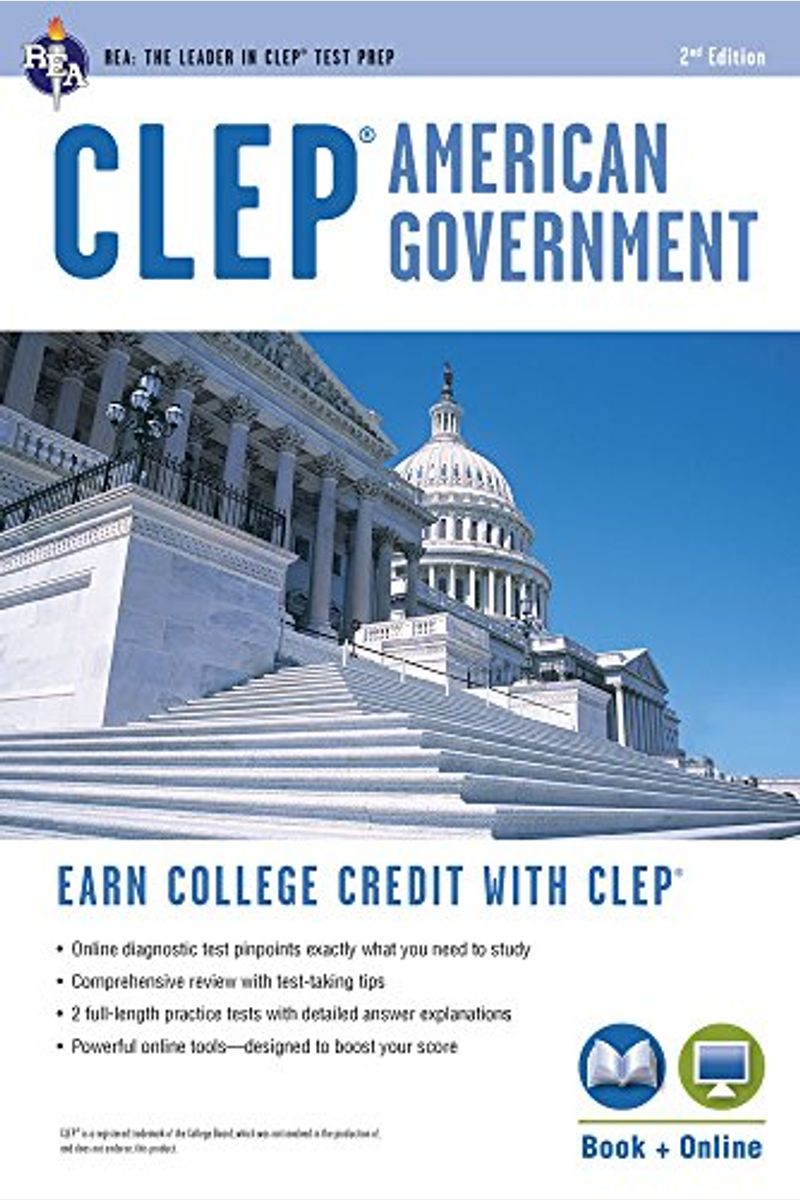 Clep(R) American Government Book + Online