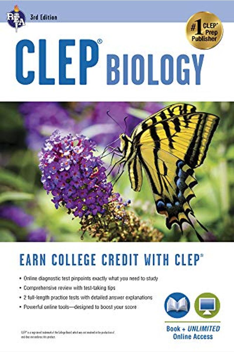Clep(R) Biology Book + Online