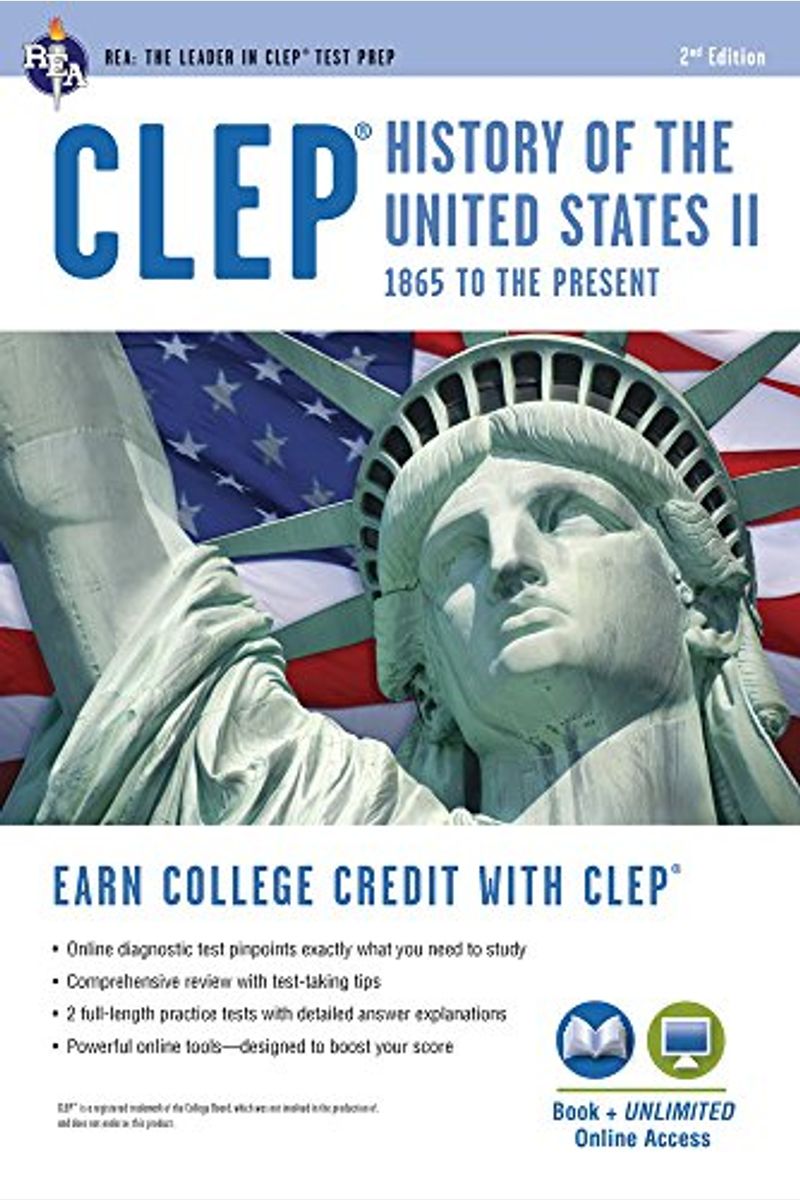 Clep(R) History Of The U.s. Ii Book + Online
