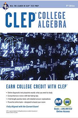 CLEP(R) College Algebra Book + Online
