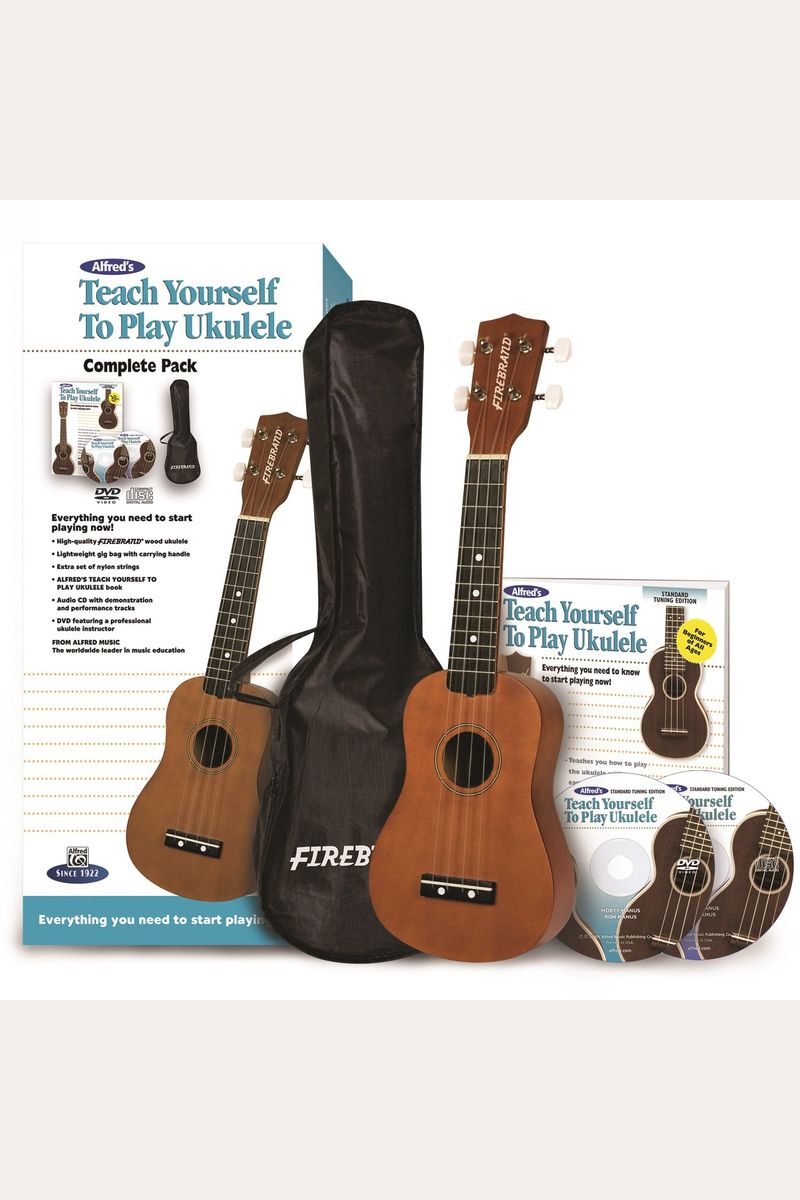 Alfred's Teach Yourself To Play Ukulele, C-Tuning: Everything You Need To Start Playing Now!, Book, Cd, Dvd & Ukulele Boxed Set